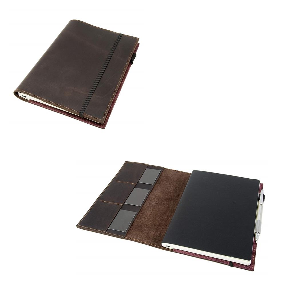 Todellinen nahka-lehti Uudelleentäytettävissä-4 Real Leather Journal Refillable-4