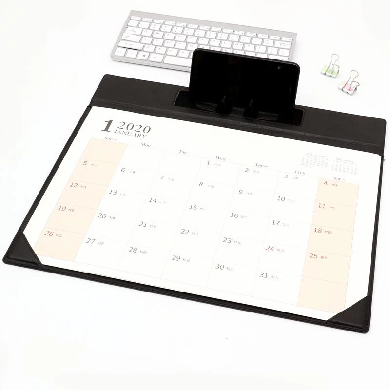 table calendar mat