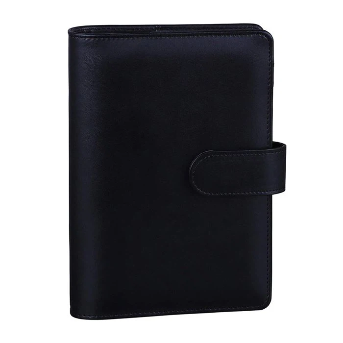 A6 Leather Ring Binder Notebook