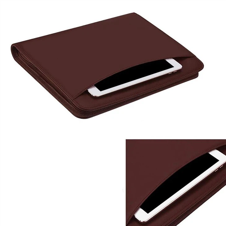 Black Leather A4 Ring Binder