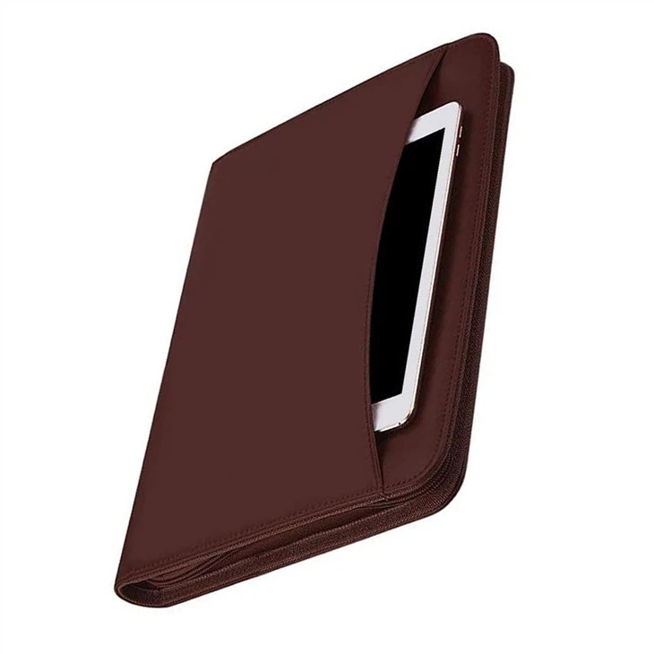 Black Leather A4 Ring Binder